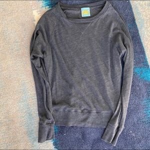 C&C California dark grey super soft long sleeve top